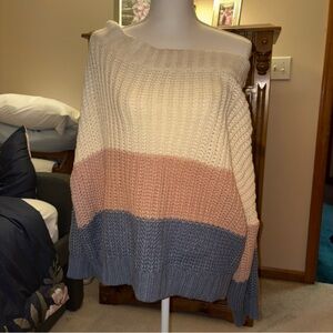 Off Shoulder Sweater